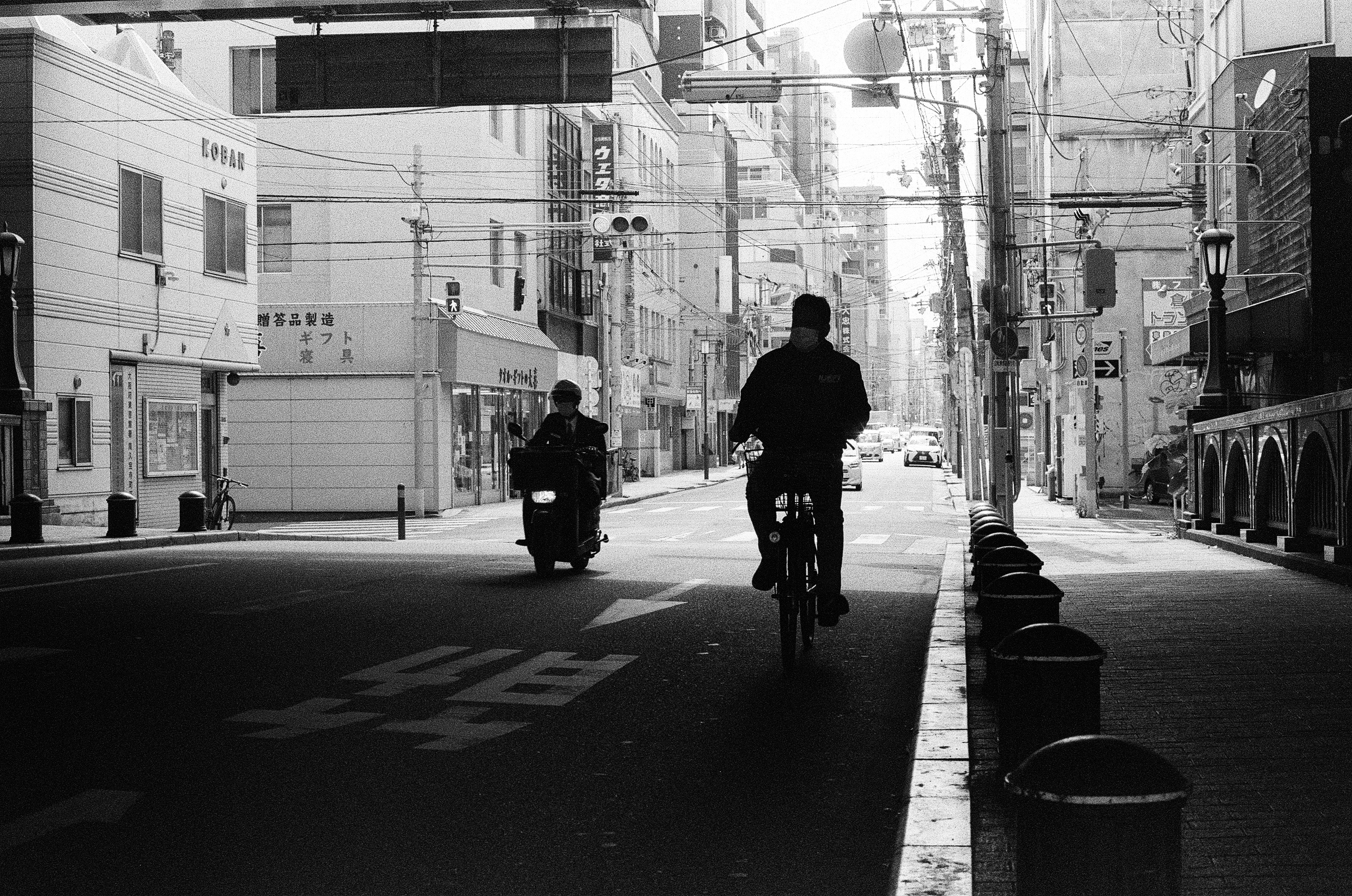 Osaka - Cycling is a common mode of urban transportation
